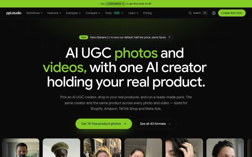 The ppl.studio home page